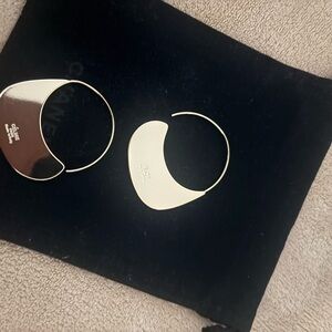 Vintage  Golden Hoop Earrings